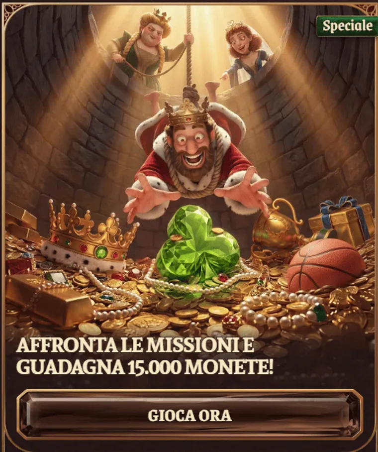 Affronta le missioni e guadagna 15000 monete