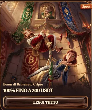 Bonus di benvenuto cripto 100 percento fino a 200 usdt