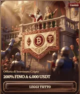 Offerta di benvenuto cripto 200 percento fino a 4000 usdt