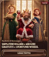 Pacchetto di benvenuto 500 percento fino a 14000 euro 400 giri gratuiti 1 fortune wheel